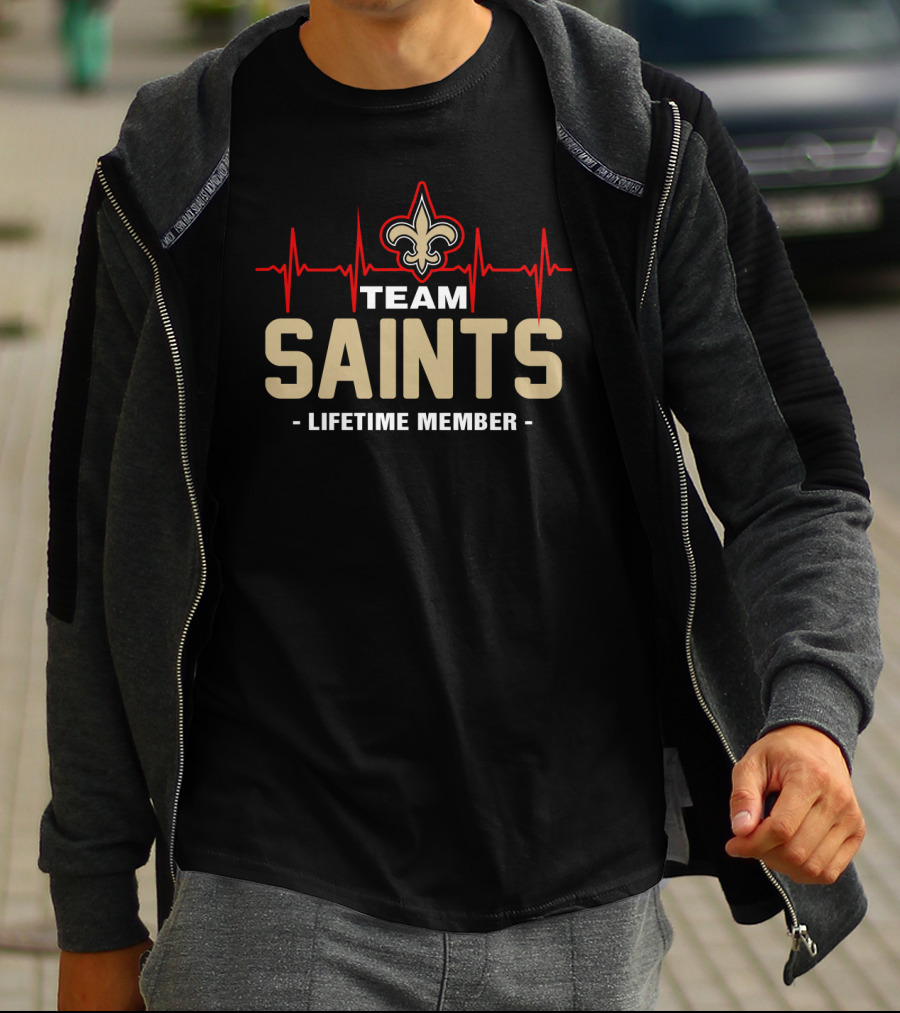 Team Saints Lifetime Member T-Shirt