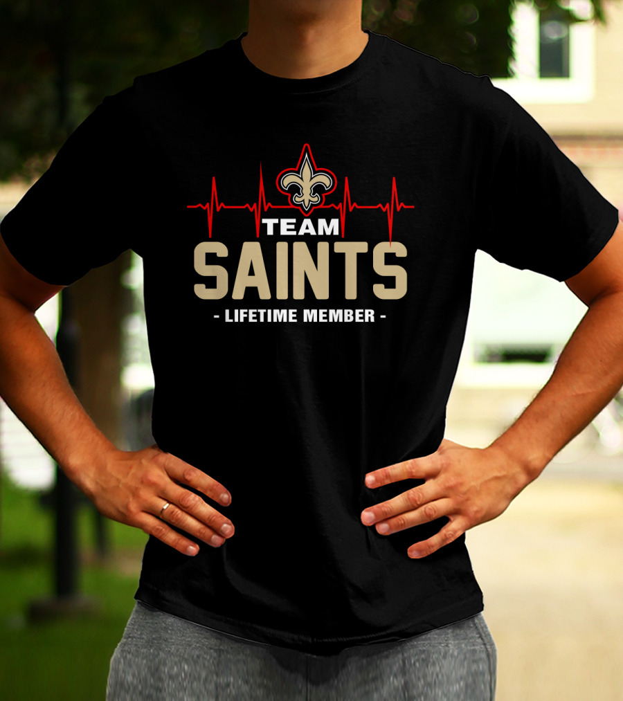 Team Saints Lifetime Member T-Shirt