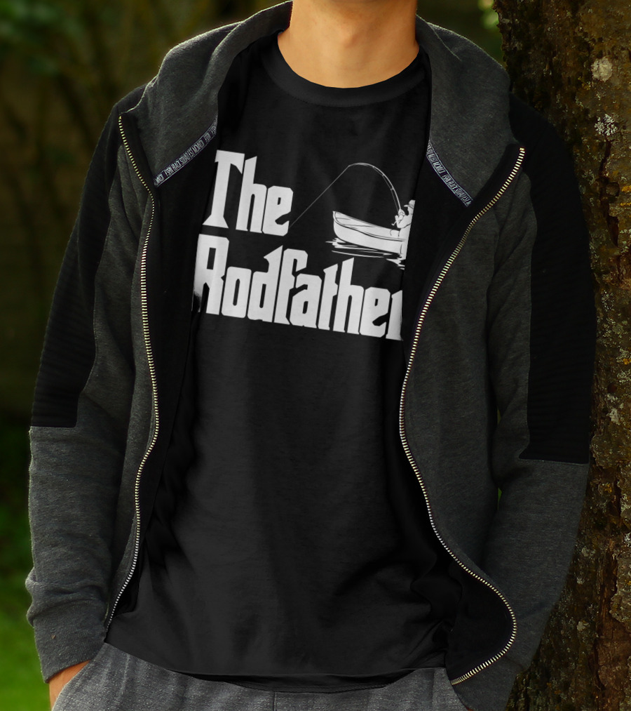 The Rodfather Funny Fishing Saying Fish Humor T-Shirt