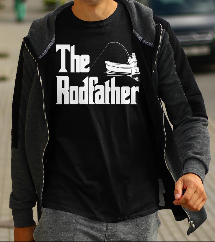 The Rodfather Funny Fishing Saying Fish Humor T-Shirt