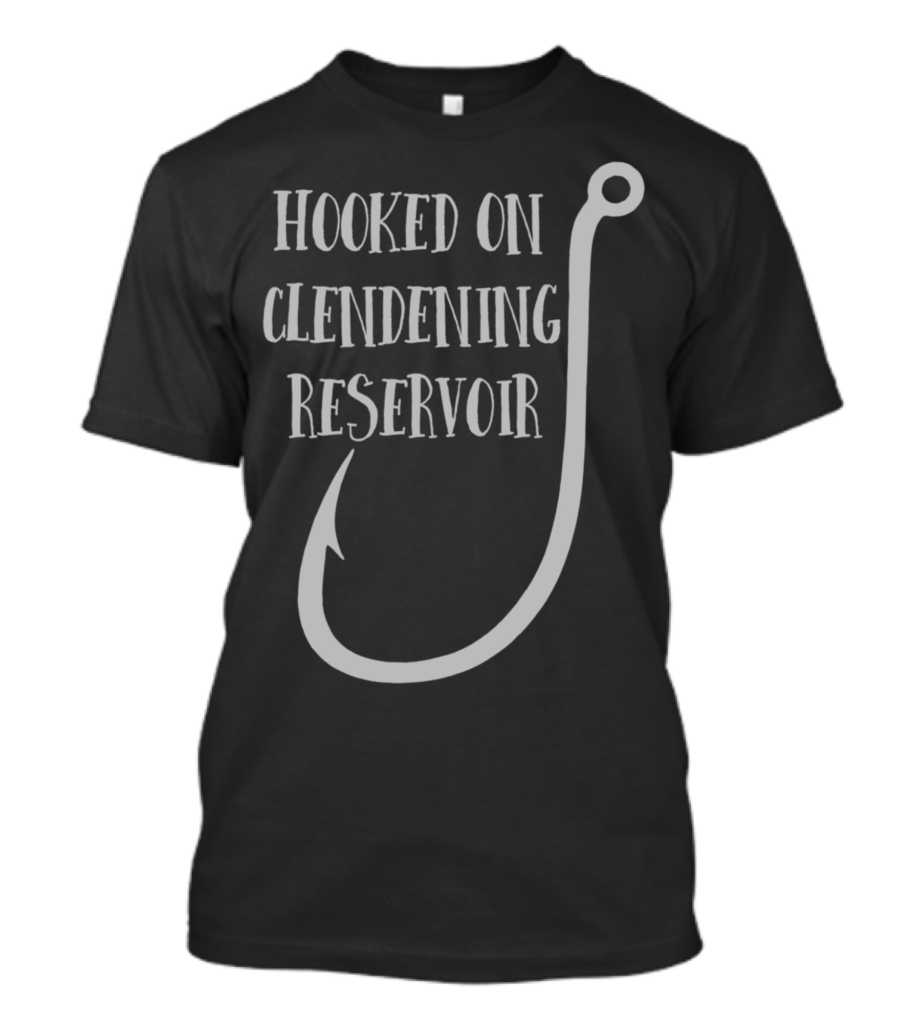 Hooked On Clendening Reservoir Fishing Adventure Ohio T-Shirt
