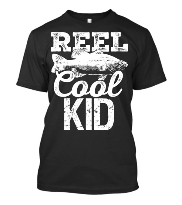 Reel Cool Kid Fishing Outdoor Angler T-Shirt