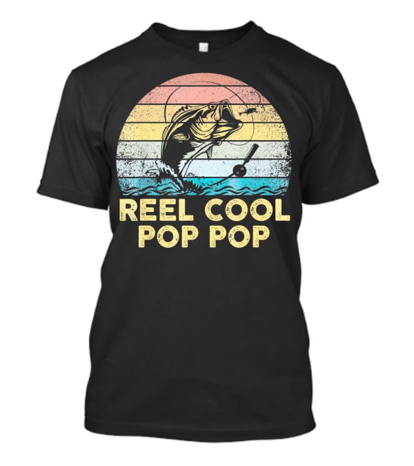 Reel Cool Pop Pop Retro Vintage Fishing Reel T-Shirt