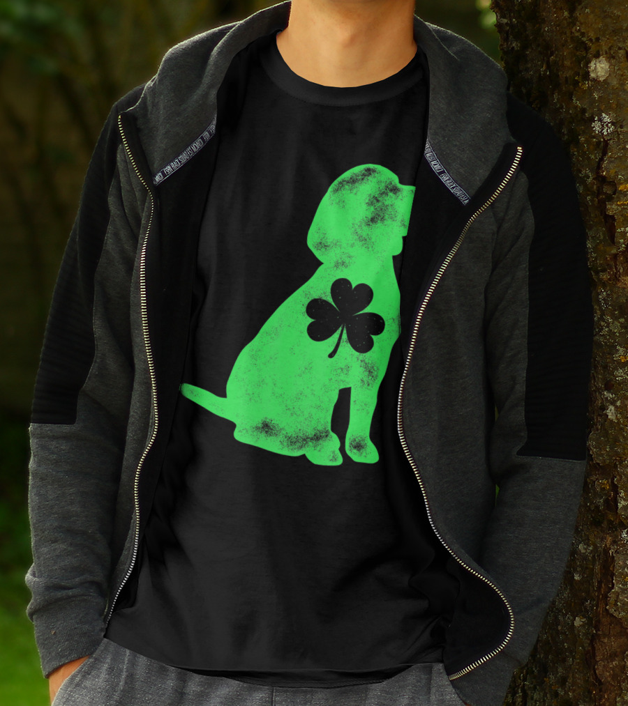 Beagle St Patricks Day Shamrock T-Shirt