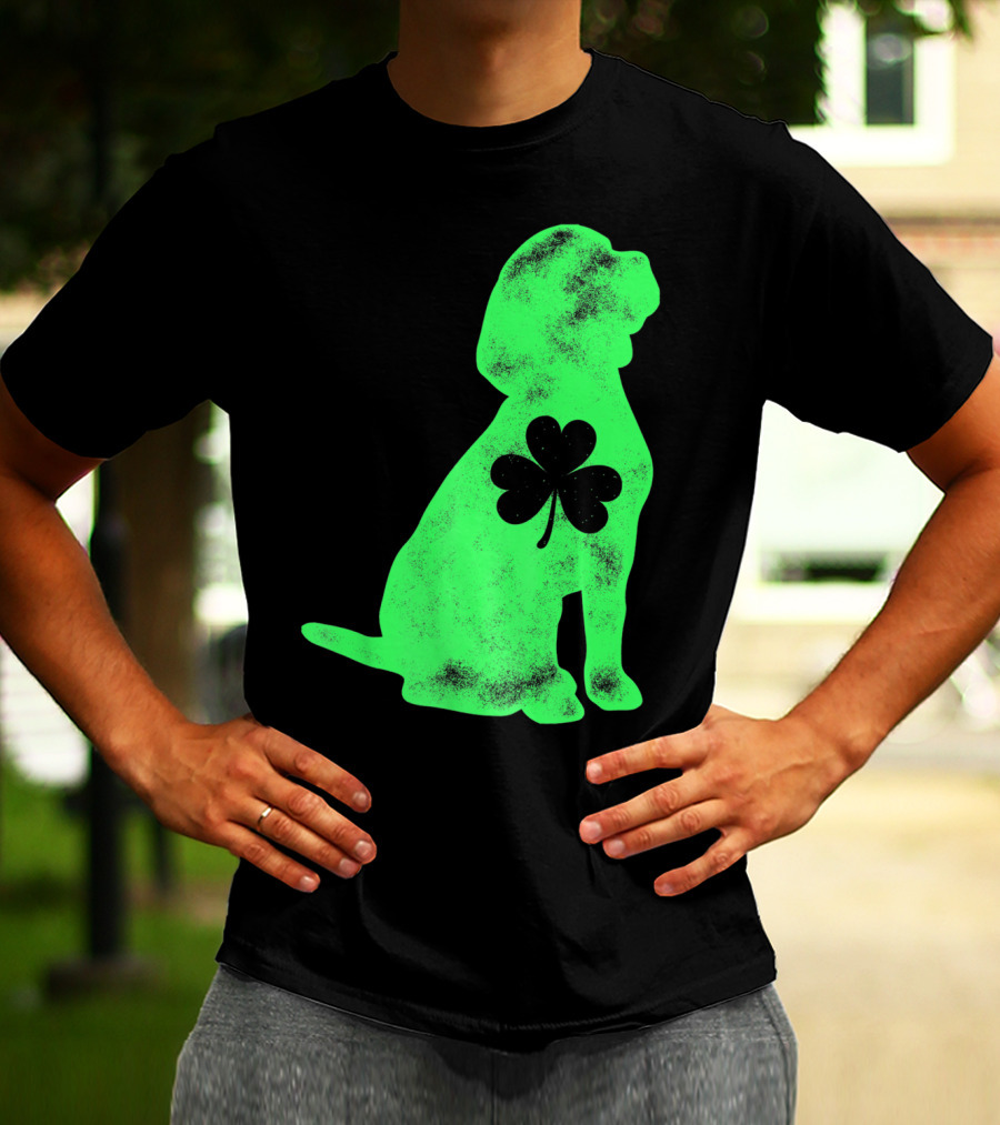 Beagle St Patricks Day Shamrock T-Shirt