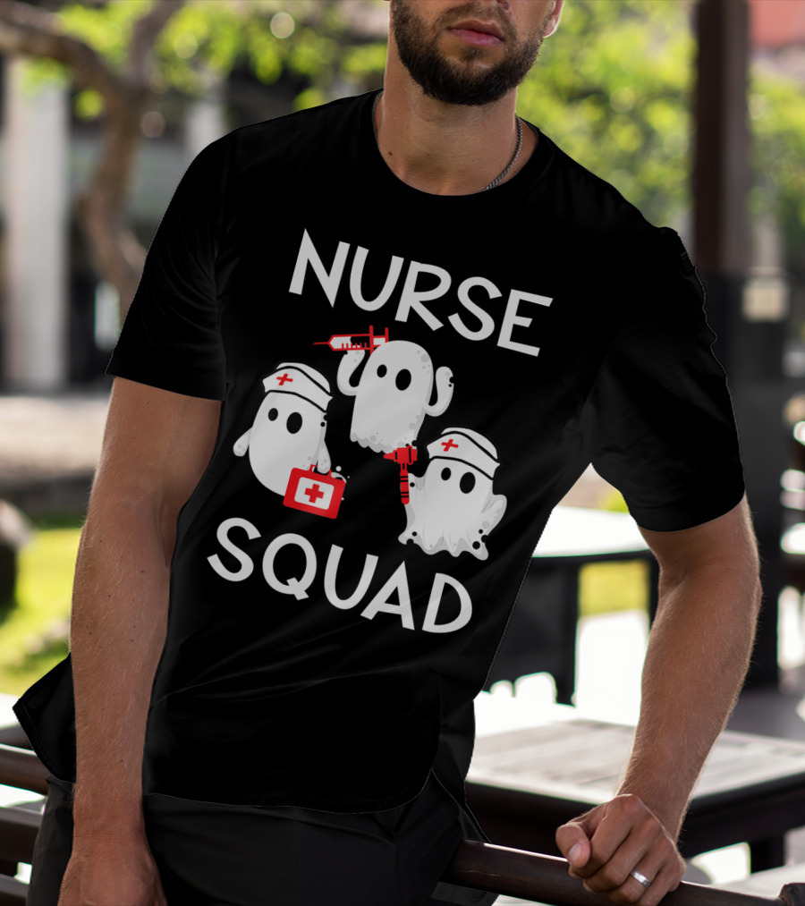 Nurse Squad Boo Boo Ghost Trio T-Shirt