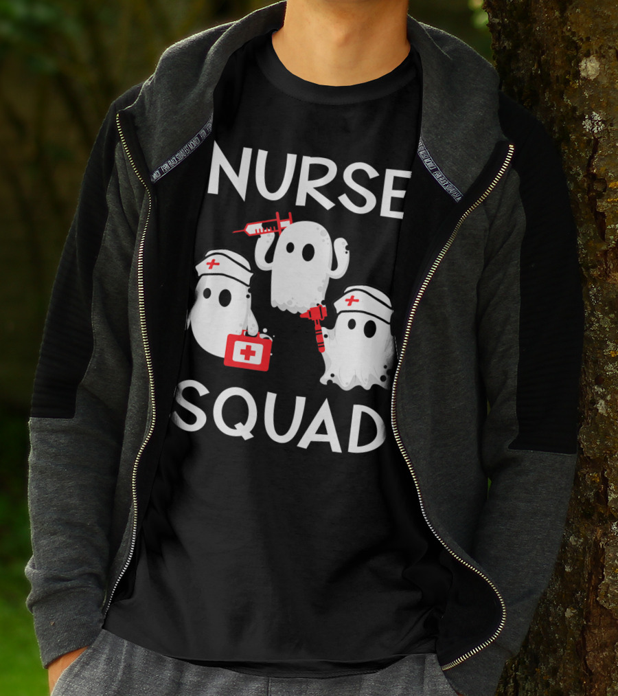Nurse Squad Boo Boo Ghost Trio T-Shirt