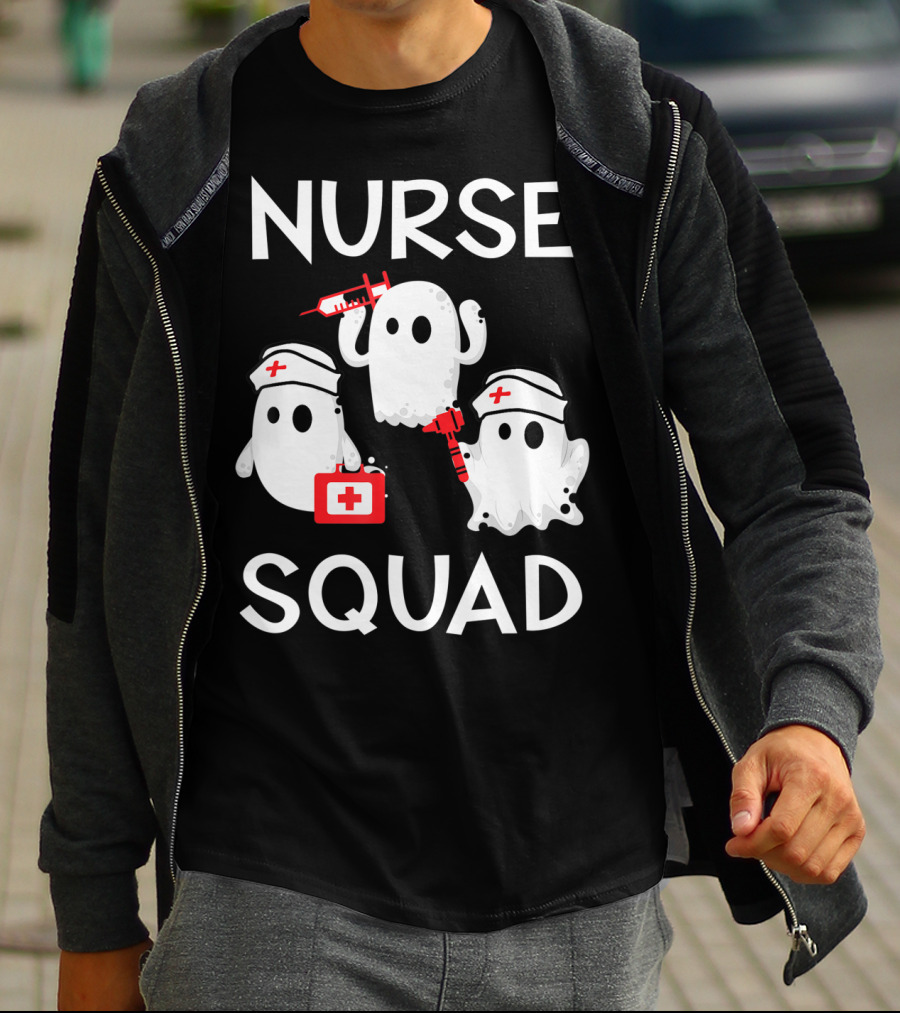 Nurse Squad Boo Boo Ghost Trio T-Shirt