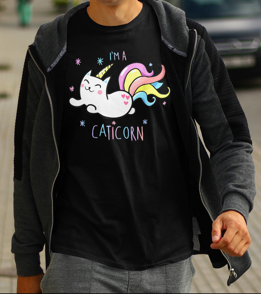 I'm A Caticorn Magical Rainbow Kittycorn Unicorn T-Shirt
