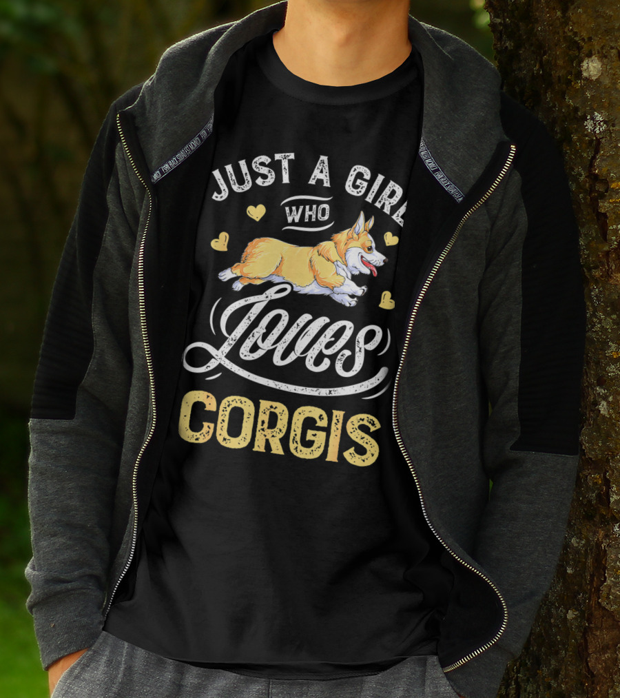Just A Girl Who Loves Corgis T-Shirt