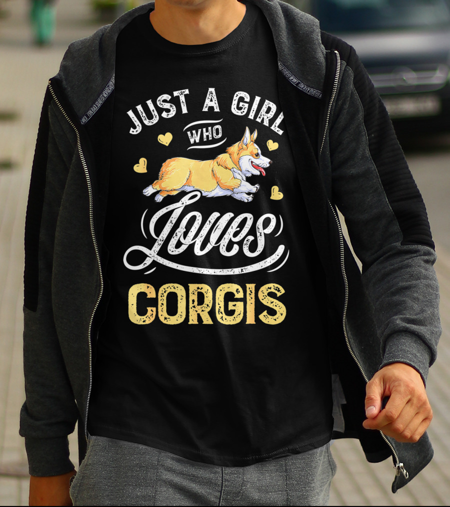 Just A Girl Who Loves Corgis T-Shirt