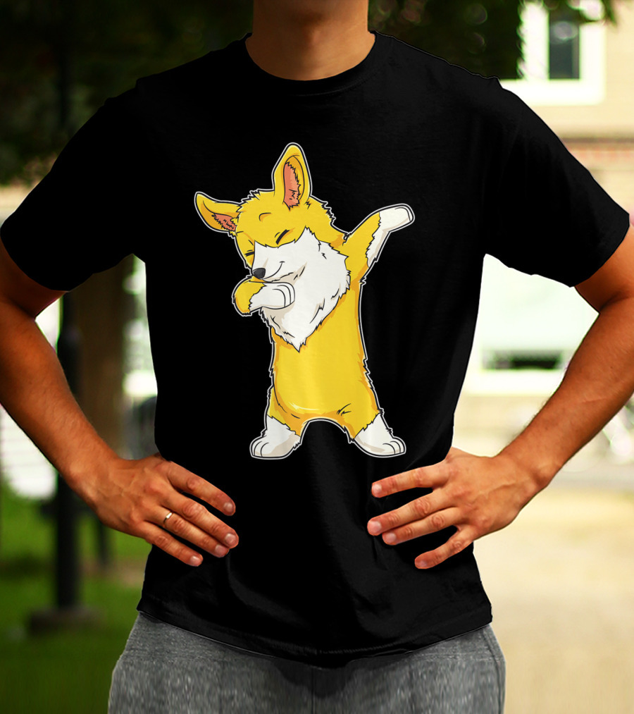 Corgi Dabbing Dance Welsh Corgis Dab T-Shirt