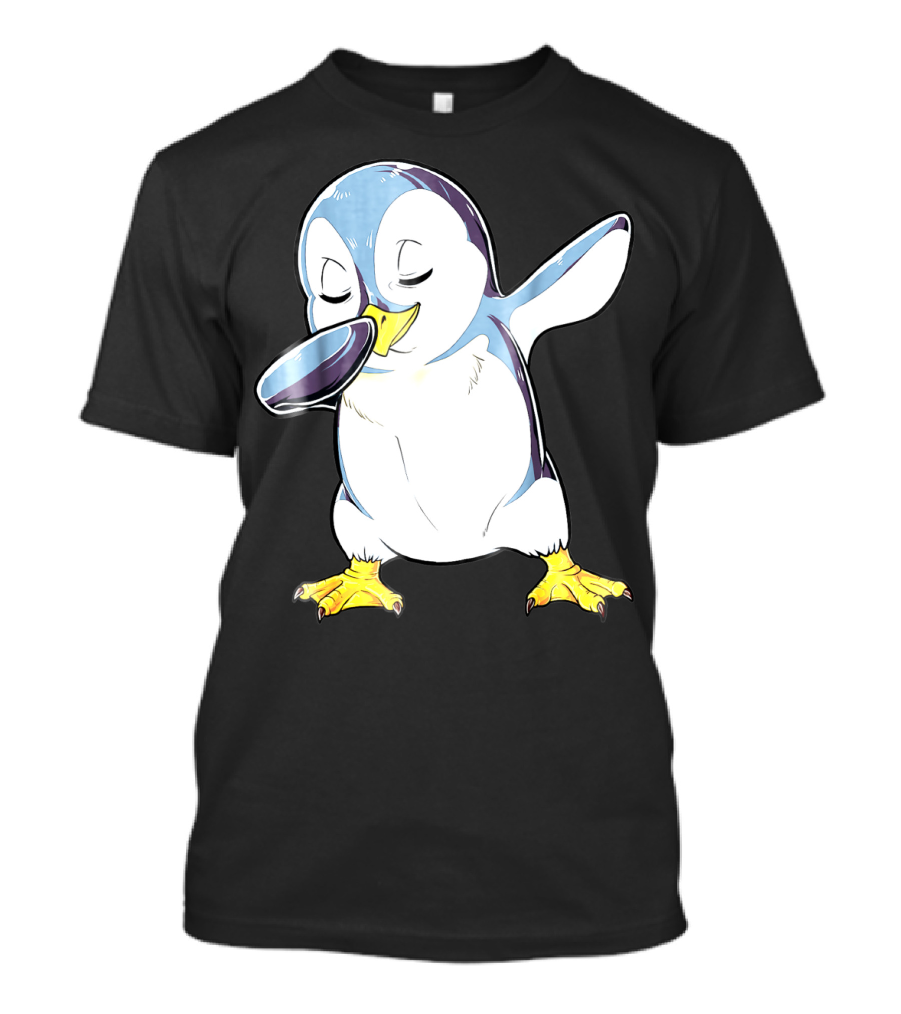 Dabbing Penguin Kids Boys Funny Dab Dance Bird Cute Fun T-Shirt