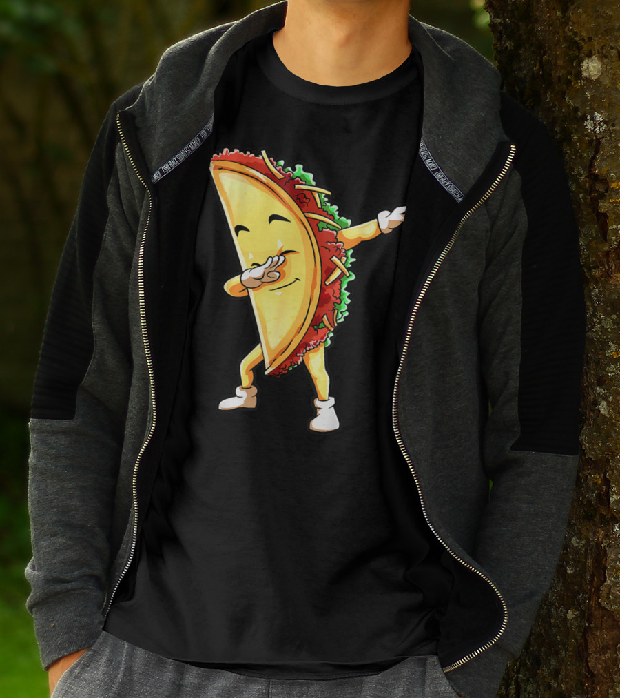 Dabbing Taco Funny Cinco De Mayo Mexican Food Lover Dab T-Shirt