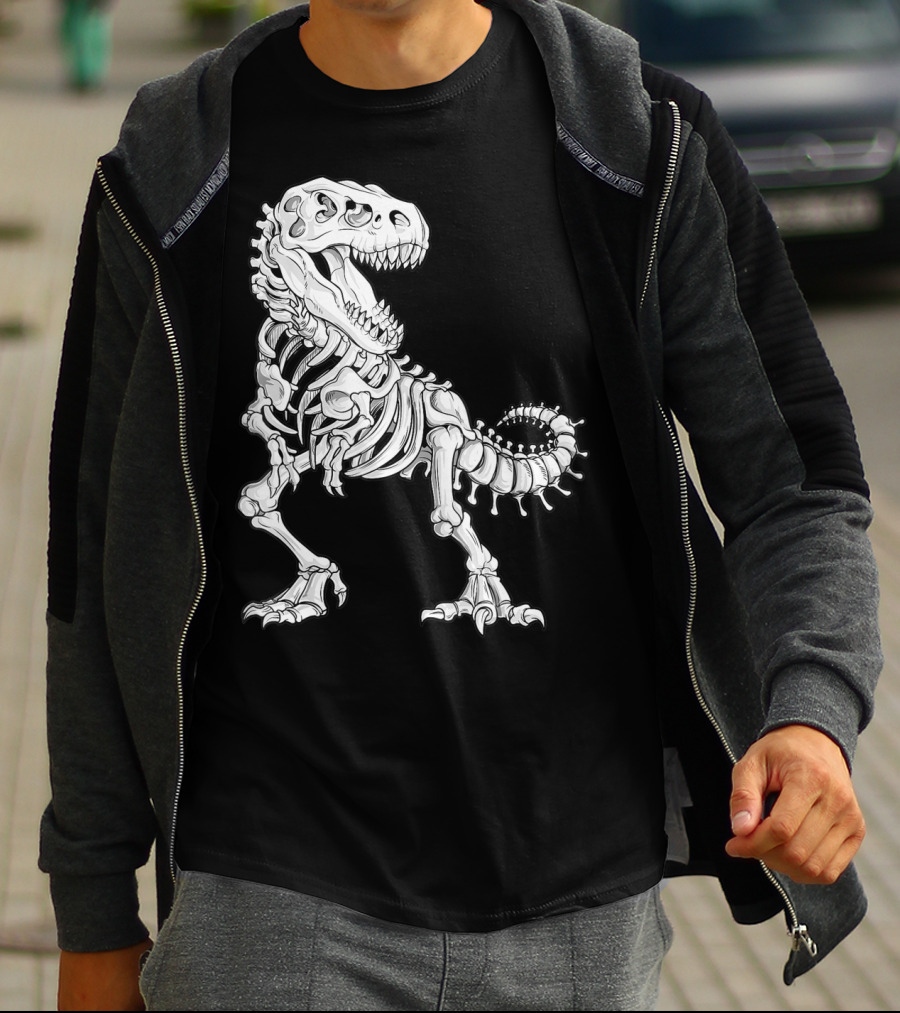 Dinosaur Skeleton T-Rex Fossil T-Shirt