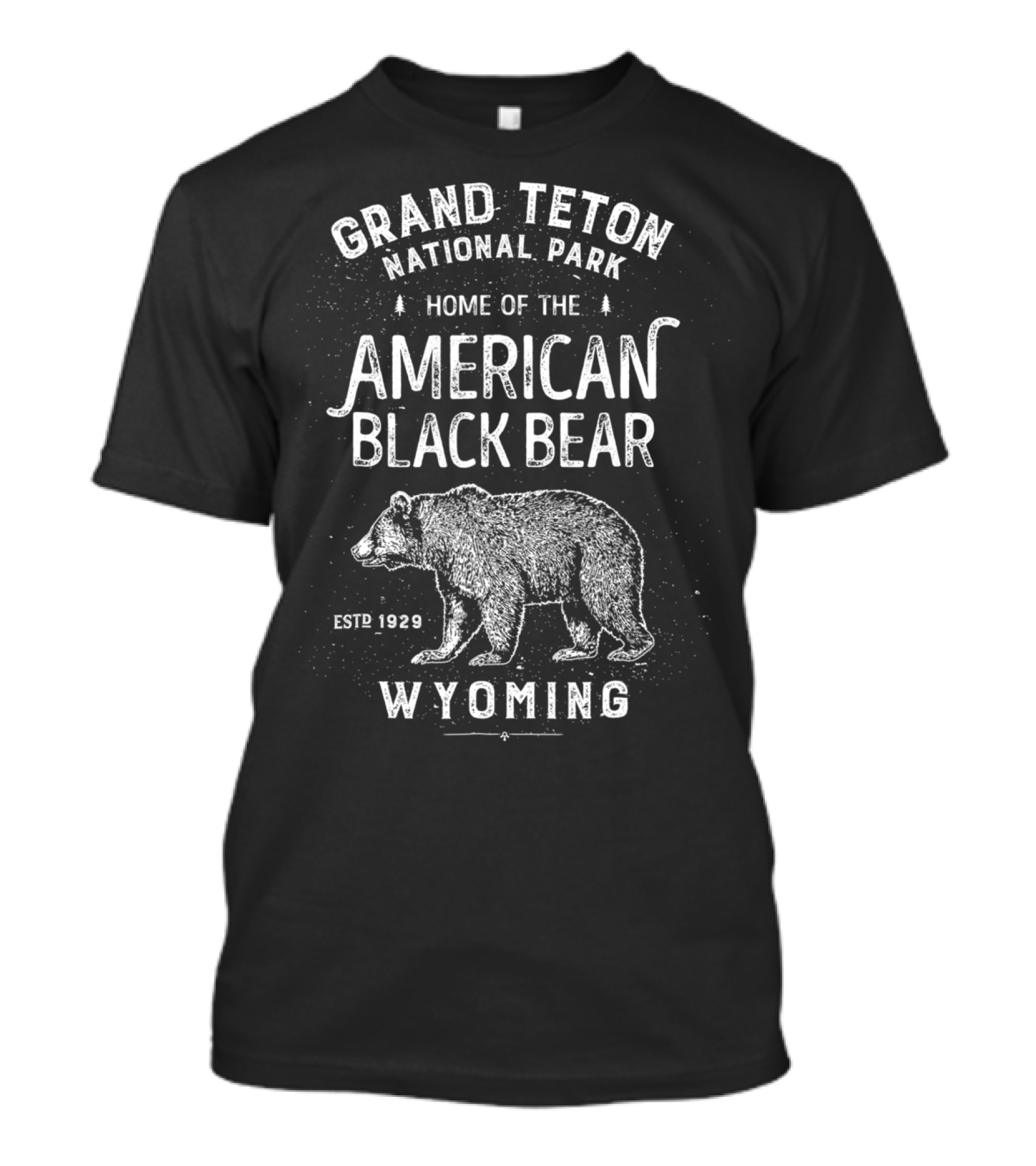 Grand Teton National Park Home Of The American Black Bear Wyoming Established 1929 T-Shirt