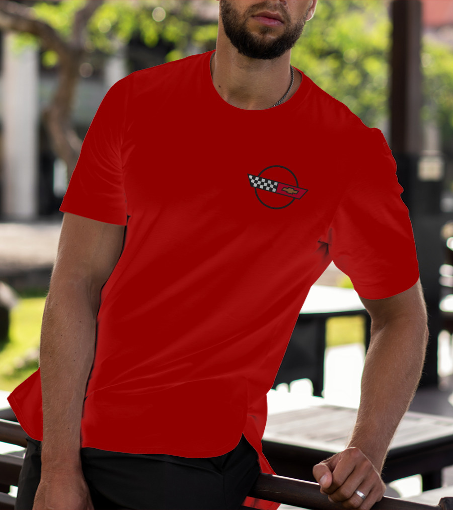 Chevrolet Corvette C4 Racing Emblem T-Shirt
