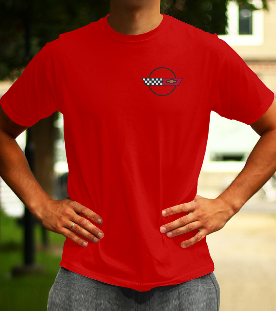 Chevrolet Corvette C4 Racing Emblem T-Shirt