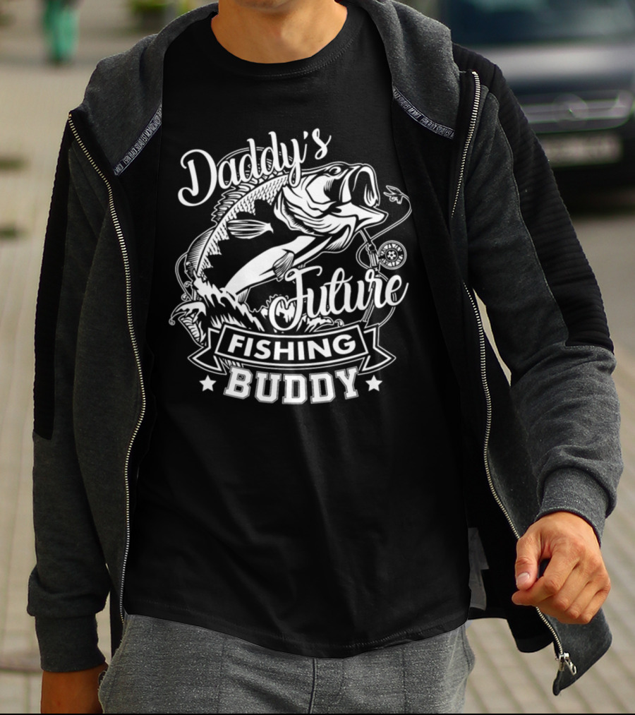 Daddy's Future Fishing Buddy Fish T-Shirt