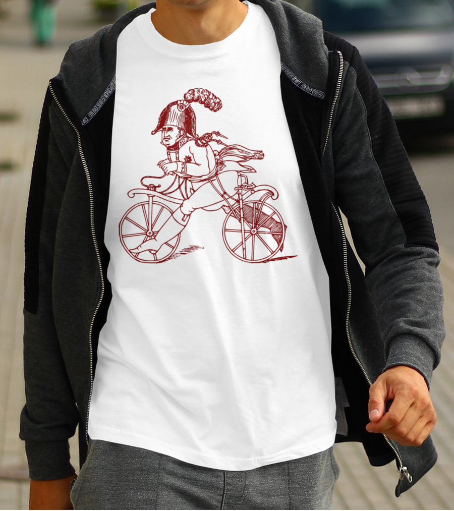 Napoleon France Bicycle Riding T-Shirt