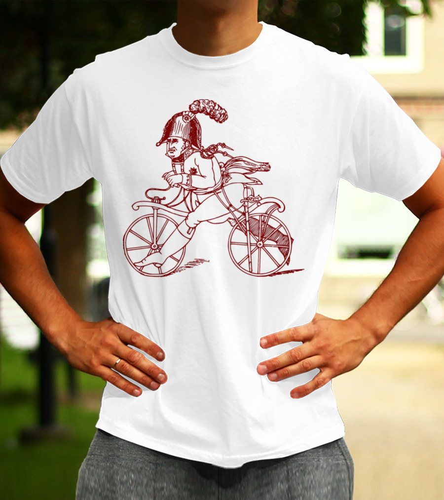 Napoleon France Bicycle Riding T-Shirt