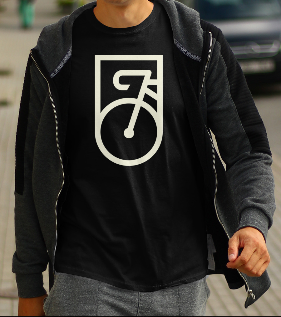 Bike Shield Icon Minimalist T-Shirt