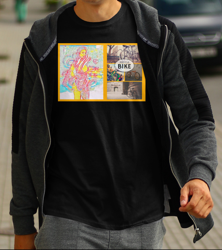All You Need Is Love Ride Your Bike T-Shirt