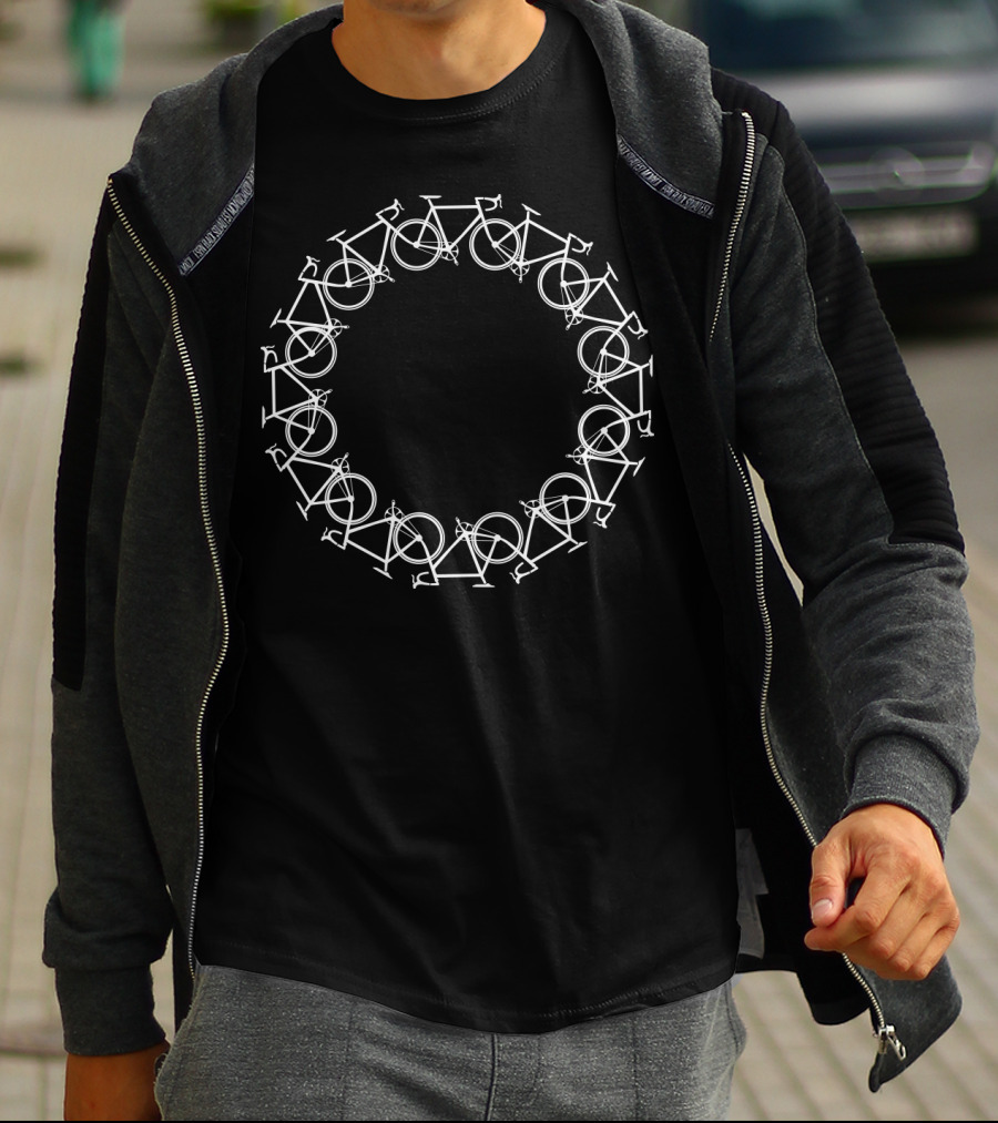 Circle Of Bike Bicycle T-Shirt