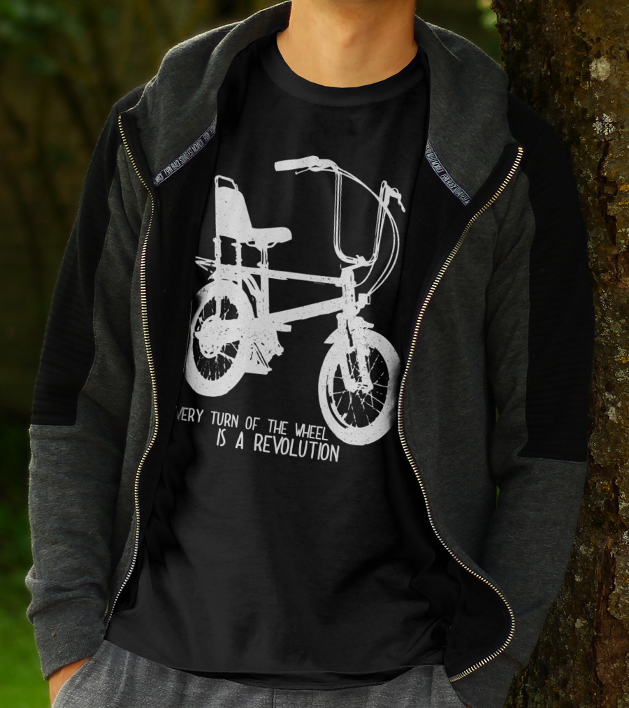 Every Turn Of The Wheel Is A Revolution BMX Bicycle T-Shirt