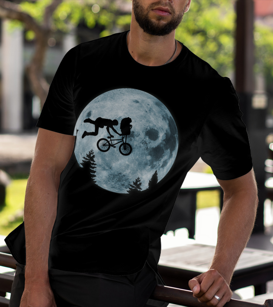 Extreme Terrestrial Moon Biking T-Shirt