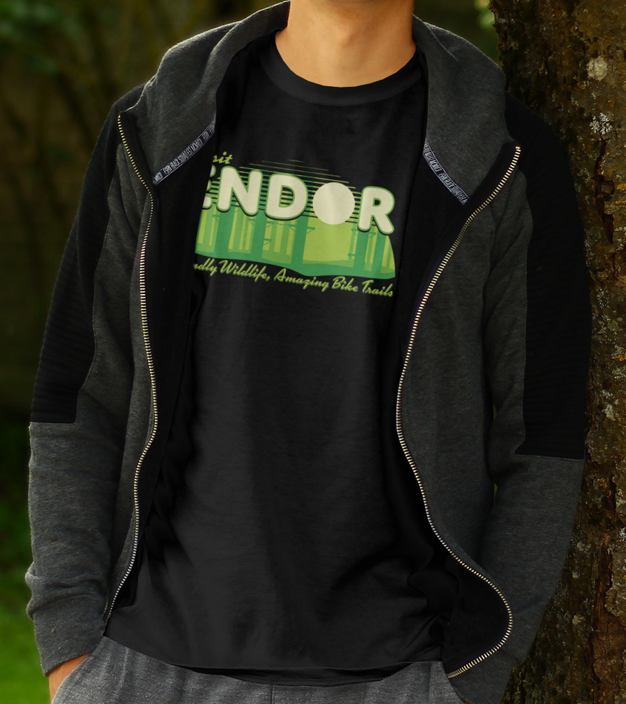 Visit Endor Friendly Wildlife Amazing Bike Trails T-Shirt