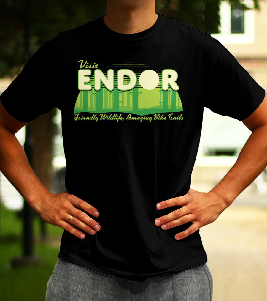 Visit Endor Friendly Wildlife Amazing Bike Trails T-Shirt