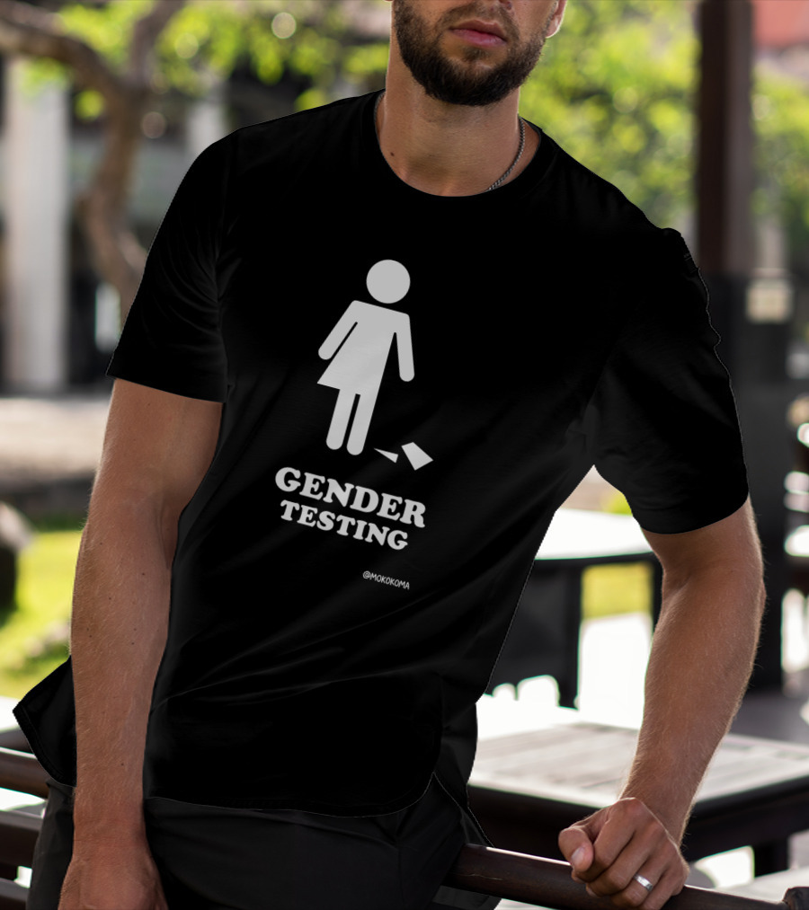 Gender Testing White Mokokoma T-Shirt