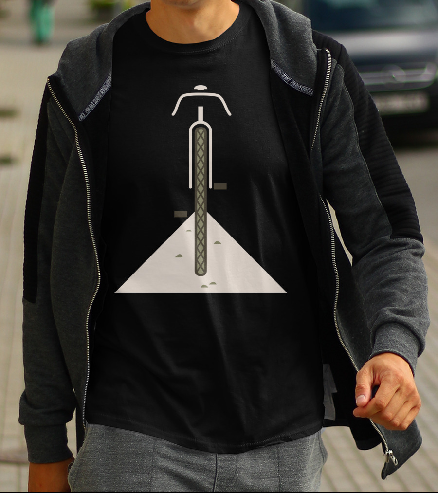 Gravel Grinder Bicycle Path Adventure T-Shirt