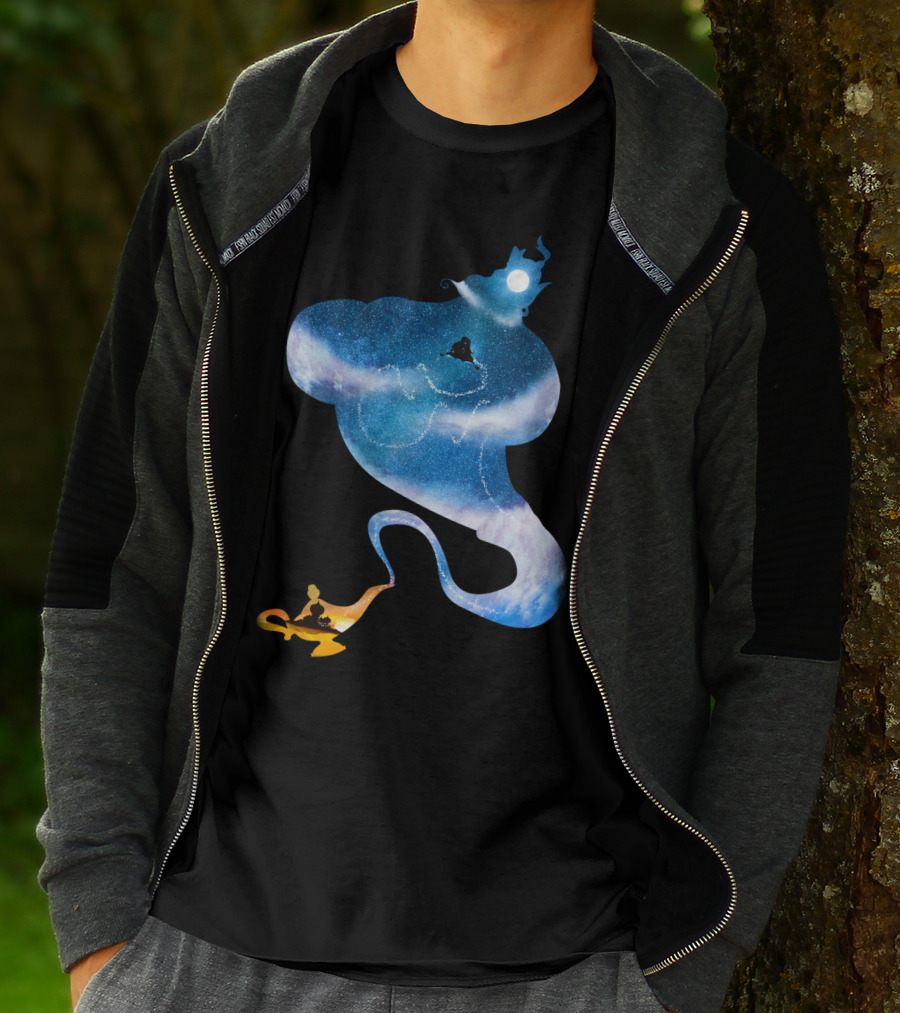 Greater Than All The Magic Lamp Sky Journey T-Shirt