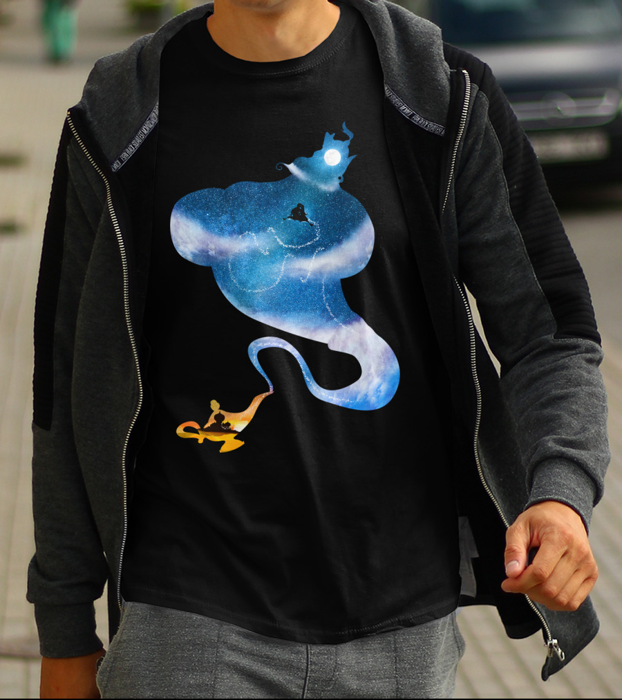 Greater Than All The Magic Lamp Sky Journey T-Shirt