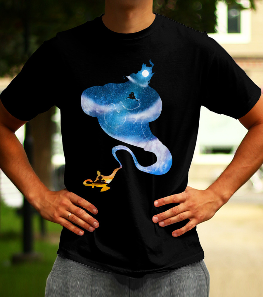 Greater Than All The Magic Lamp Sky Journey T-Shirt