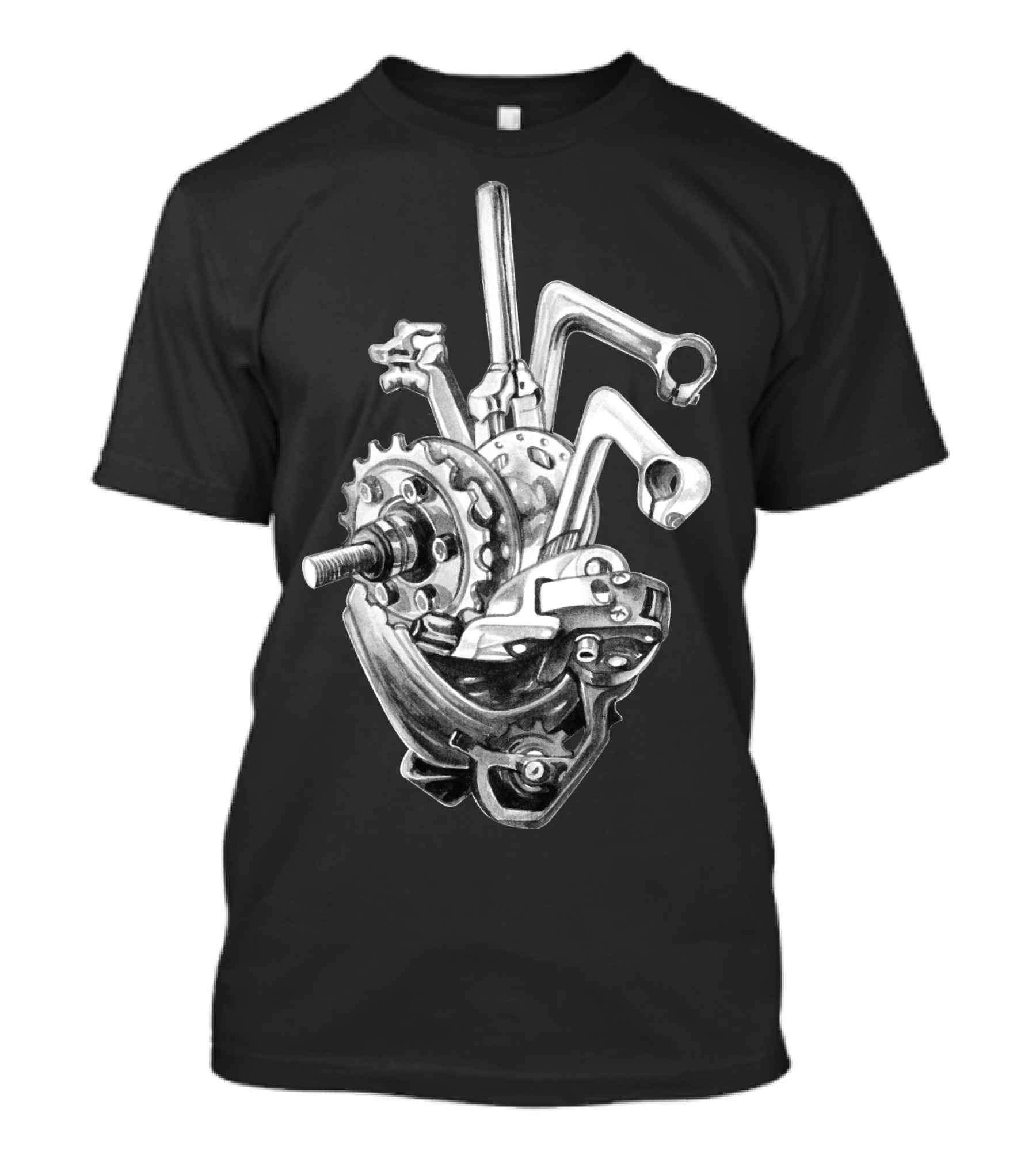 HeartampSoul Bike Mechanic T-Shirt
