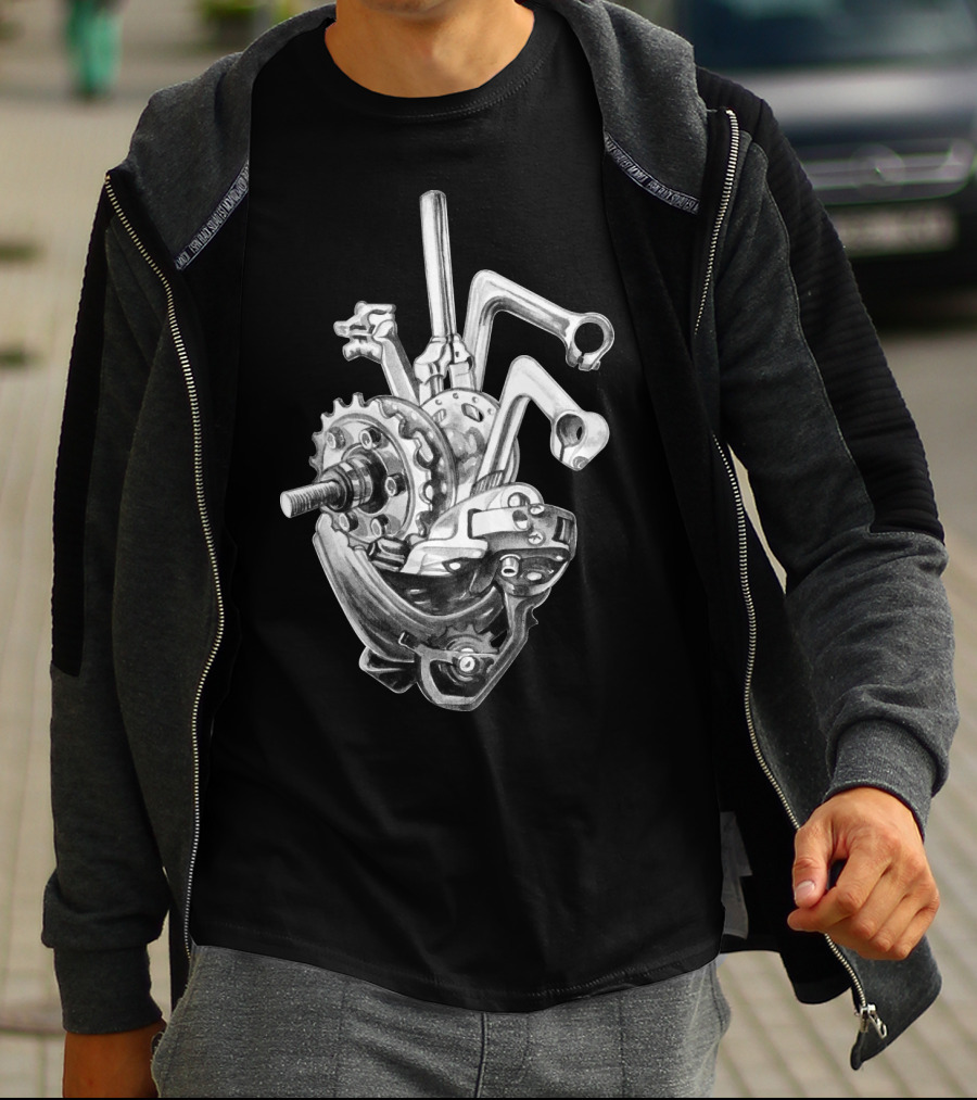 HeartampSoul Bike Mechanic T-Shirt