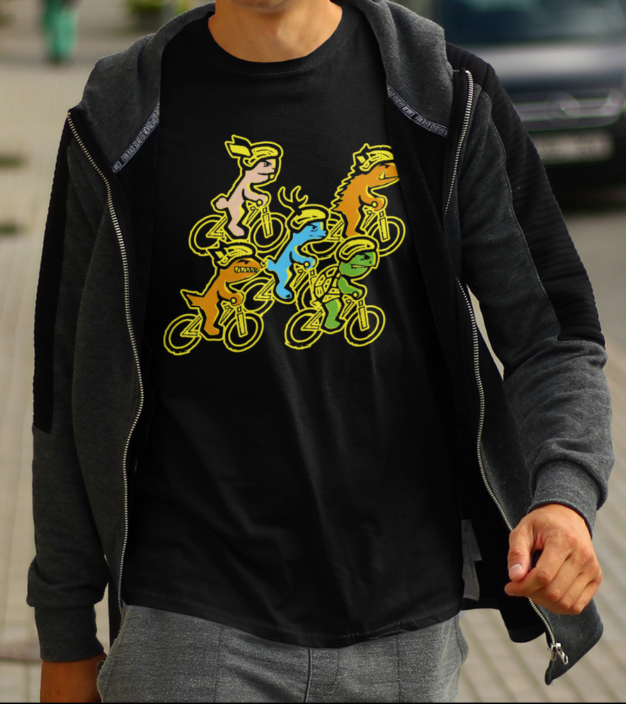 Cycling Animals Team Adventure T-Shirt