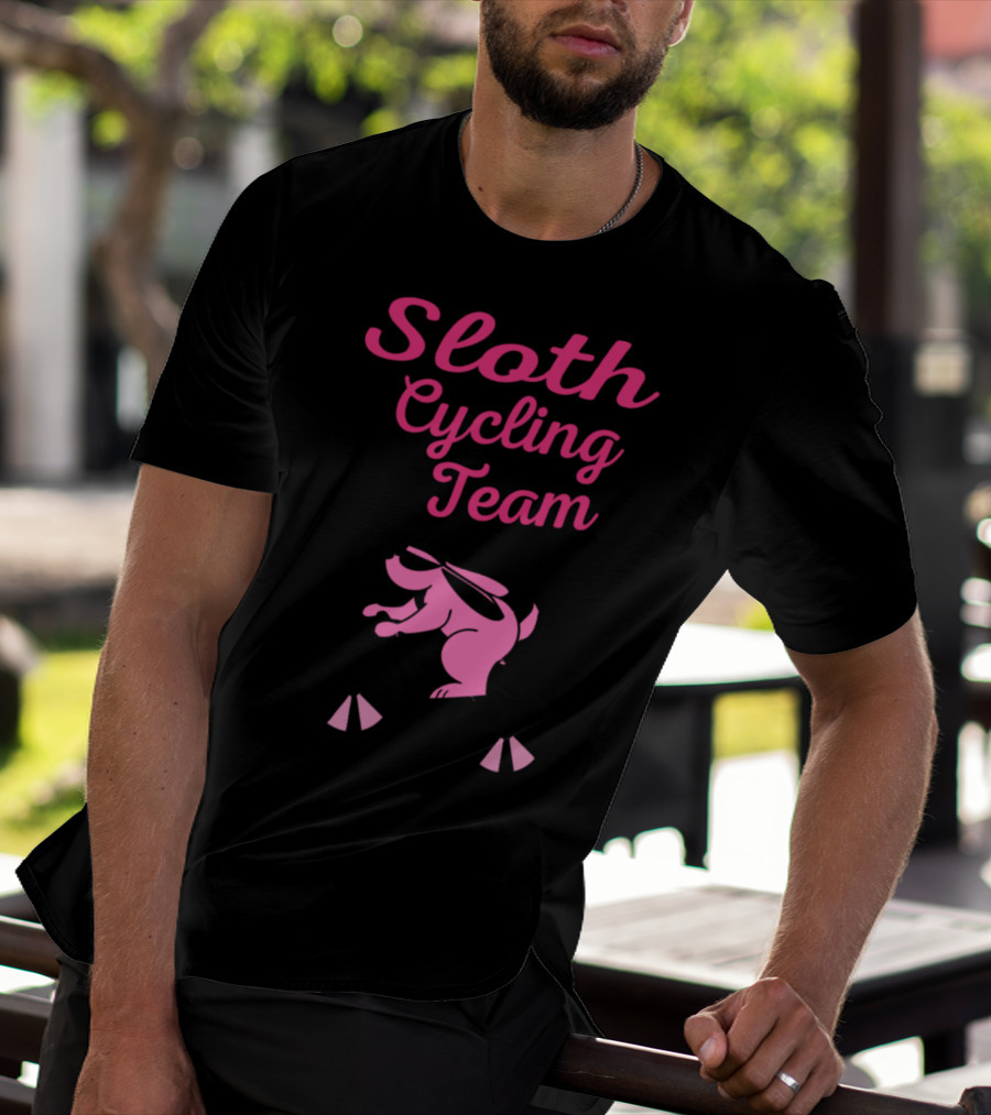 Sloth Cycling Team Hobbies Wheel Cycling Bike Mountains T-Shirt