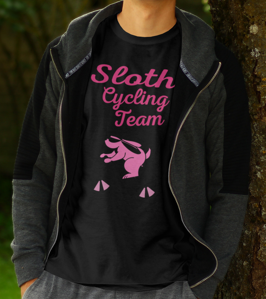Sloth Cycling Team Hobbies Wheel Cycling Bike Mountains T-Shirt