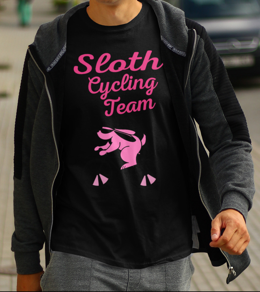 Sloth Cycling Team Hobbies Wheel Cycling Bike Mountains T-Shirt