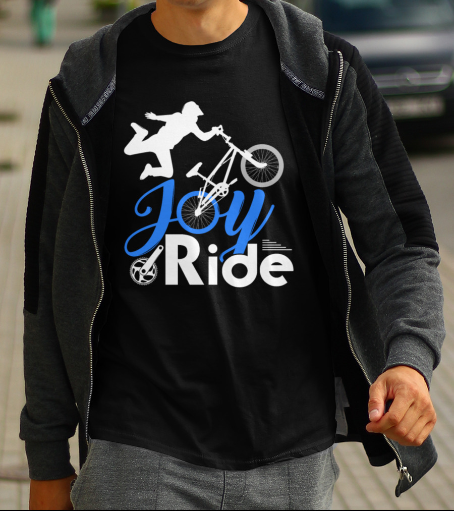 Joy Ride BMX Bicycle Jump Athlete T-Shirt
