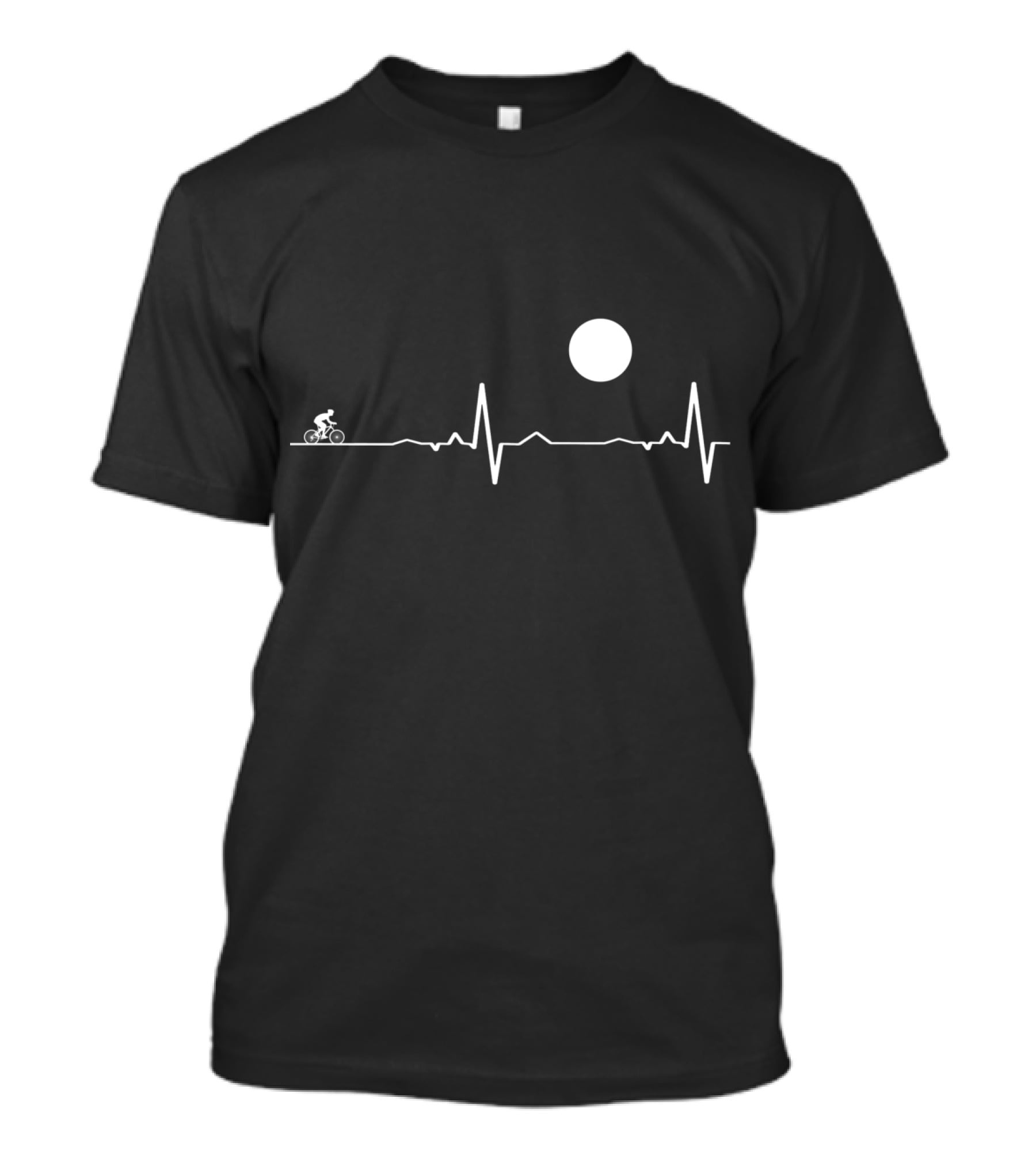 Cycling Heartbeat Under The Sun T-Shirt