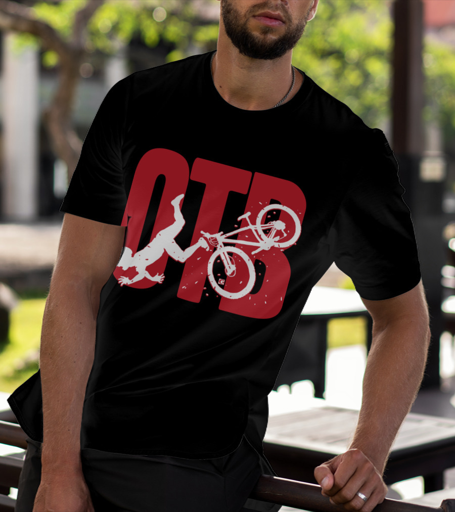 OTB Over The Bar Cyclist Flip Stunt T-Shirt