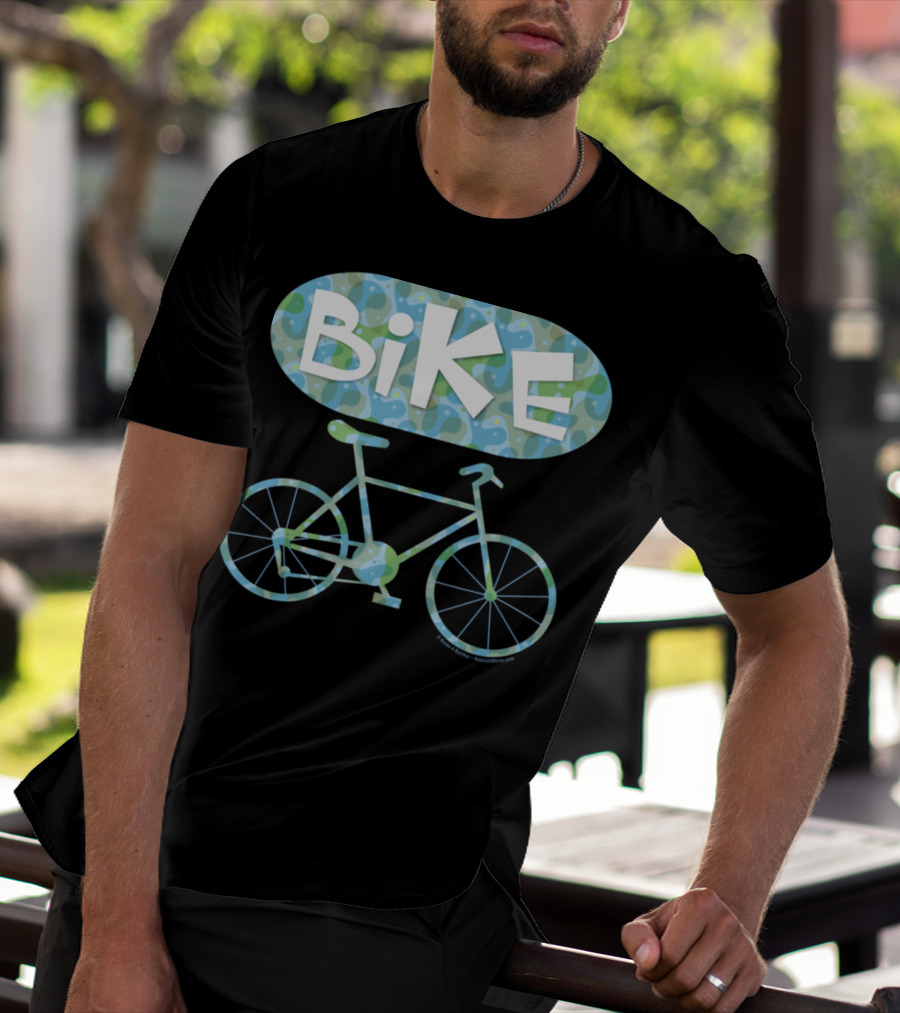 BiKE Oval Vintage Bicycle T-Shirt