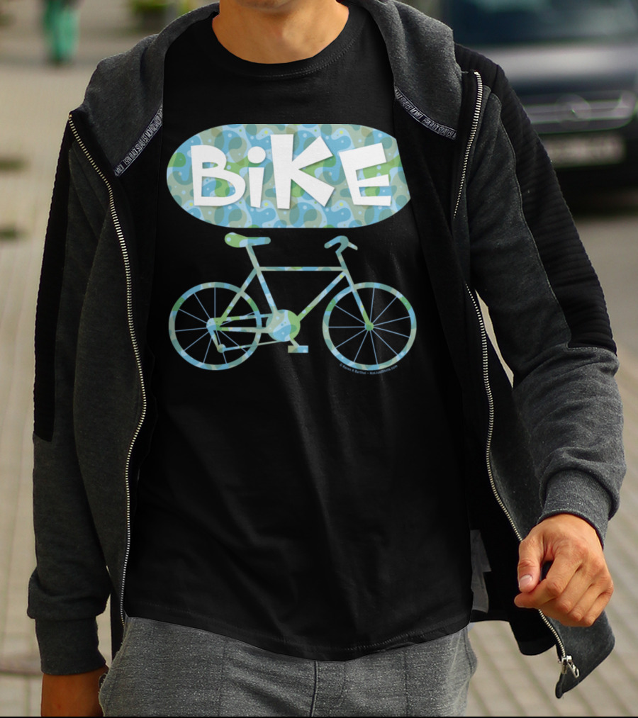 BiKE Oval Vintage Bicycle T-Shirt