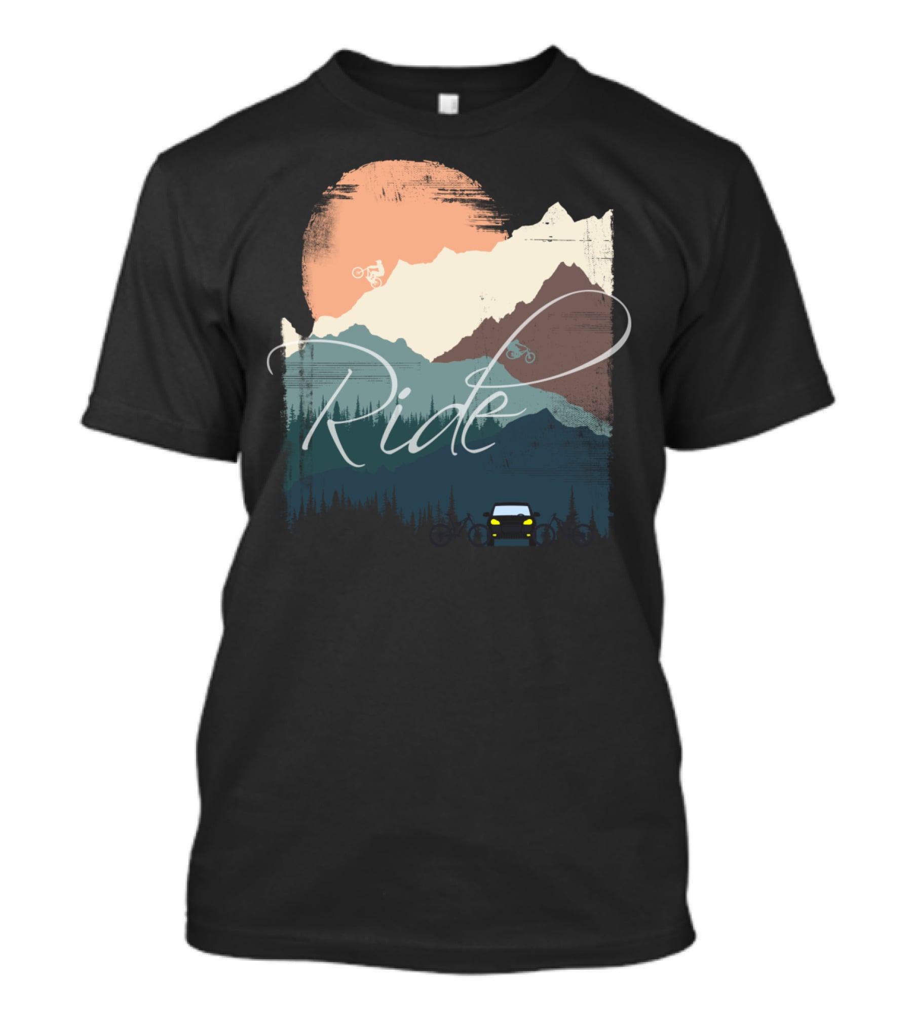 Ride The Mountain Adventure T-Shirt
