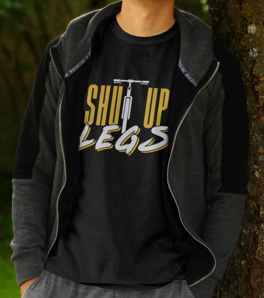 Shut Up Legs Funny Quote Athlete Bicycle T-Shirt